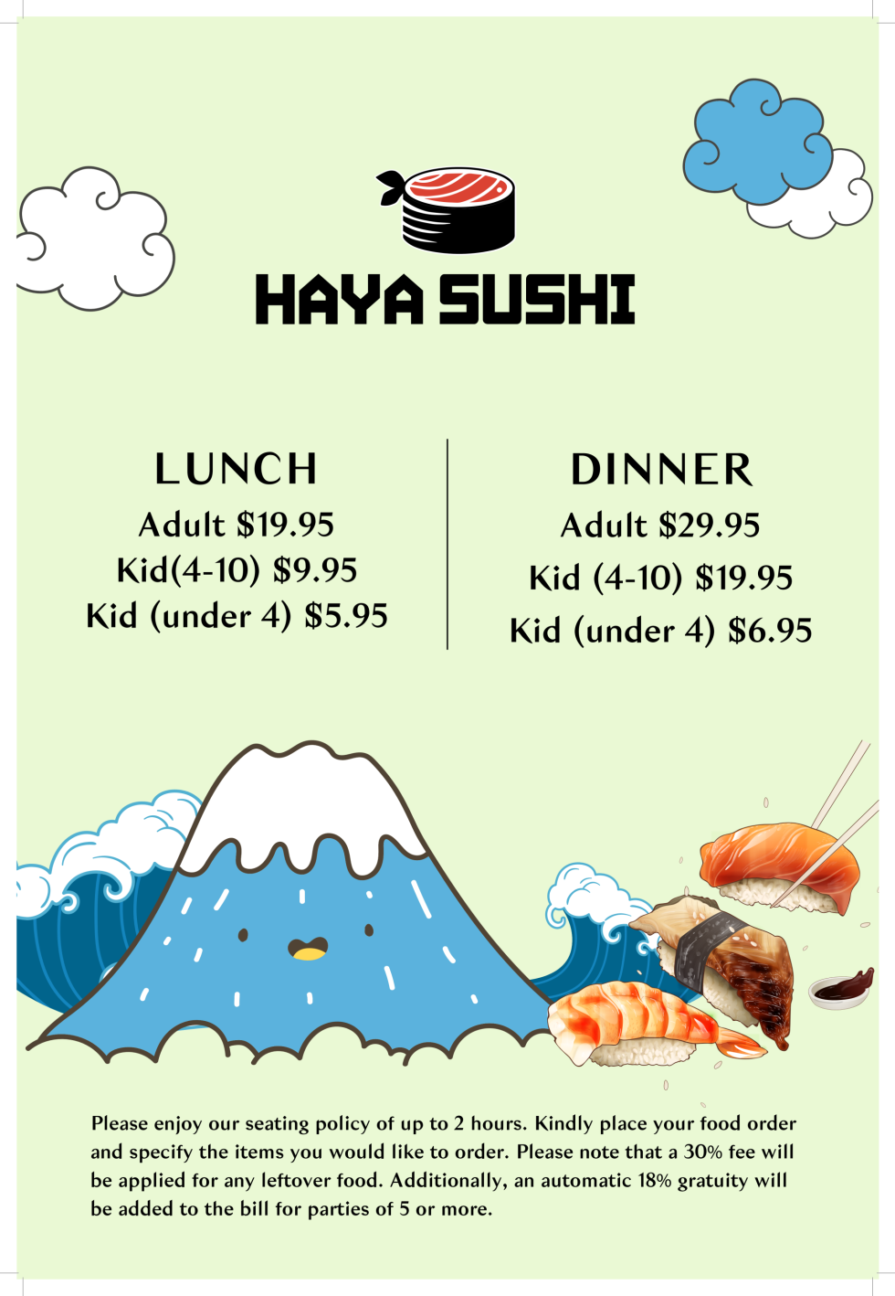 Haya Sushi Sushi Restaurant Online Order Springfield MA   17X25 00 980x1418 